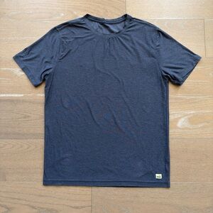 Vuori Men's Strato Tech Tee Navy Blue Size Medium